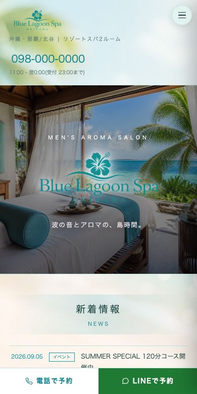 アンサンブル型のスマホ表示